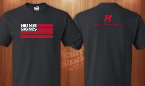Heinie Flag Black Athletic T-Shirt
